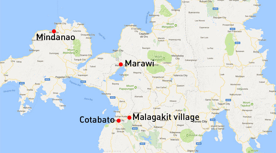 Click to enlarge Philippines map