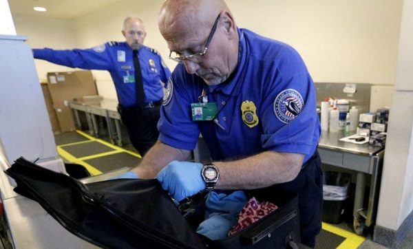 TSA bag search