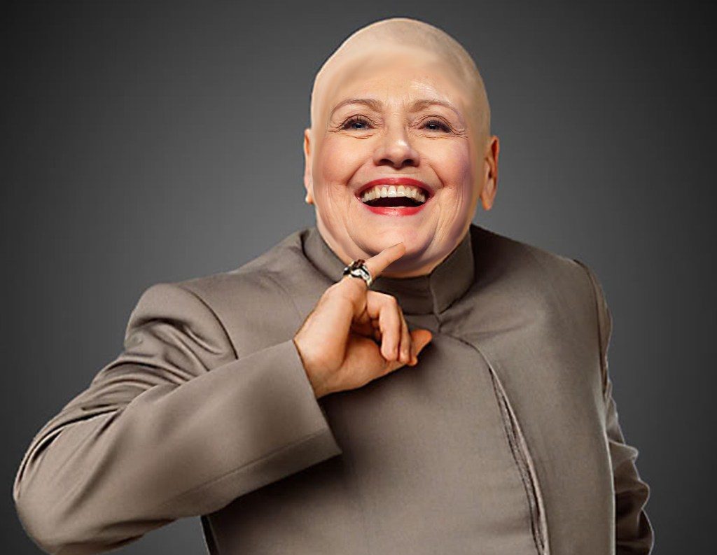 Click to enlarge Hillary as Dr. Evil