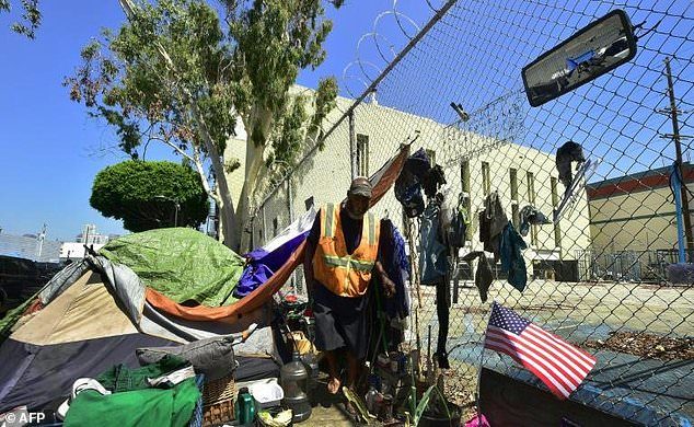 Click to enlarge homeless in LA
