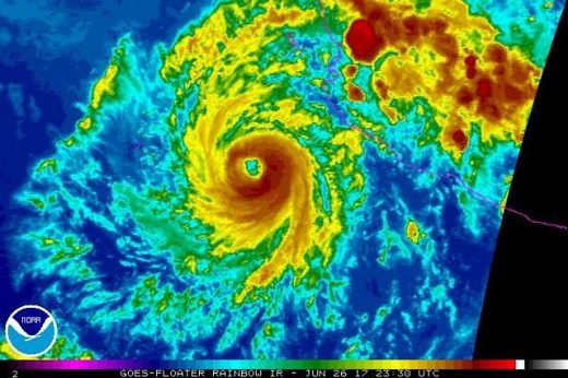 Click to enlarge Hurricane Dora