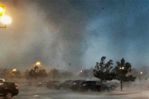 Click to enlarge tornado in Howell, NJ