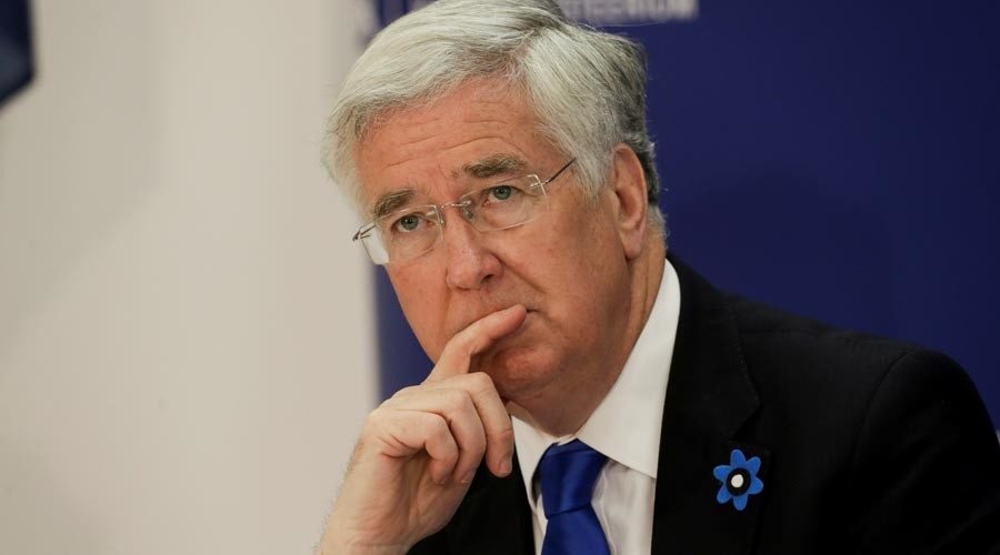 Britain's Defence Secretary Michael Fallon