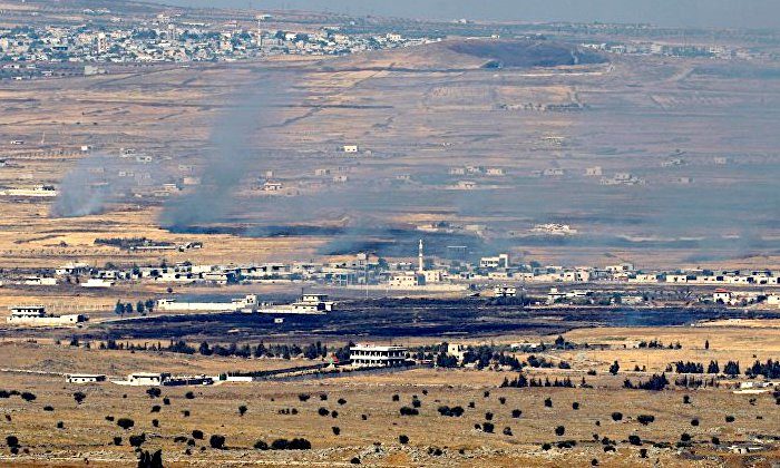 Golan Heights/Syrian border