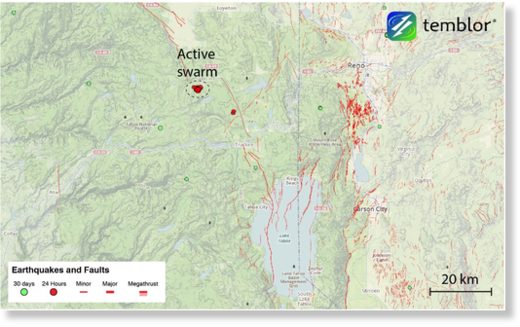 Click to enlarge reno earthquake map 6 2017