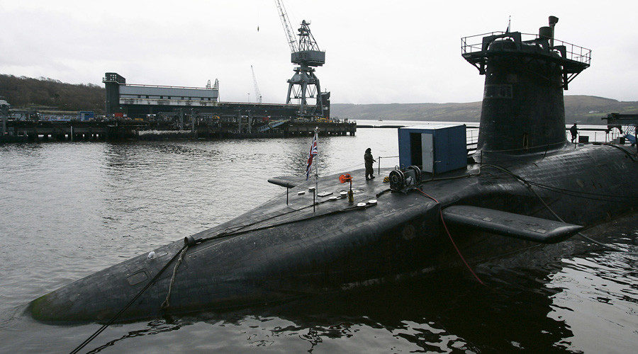Click to enlarge submarine HMS Vanguard