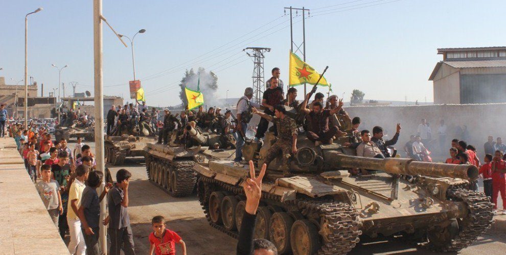 Click to enlarge Kurdish YPG militia