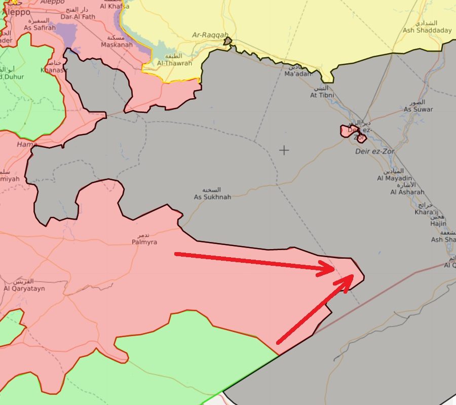 Click to enlarge Syria battle map