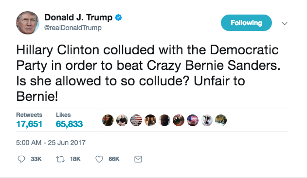 Click to enlarge Trump tweet