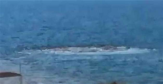 Turkey canakkale natural gas seabed leak