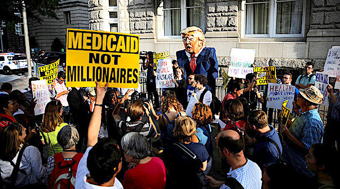 Trump protest