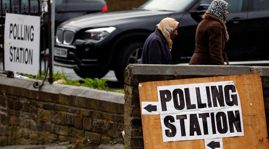 polling station UK elections Tory