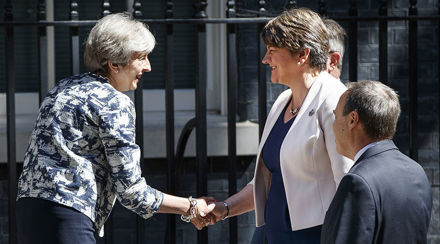 Theresa May Arlene Foster