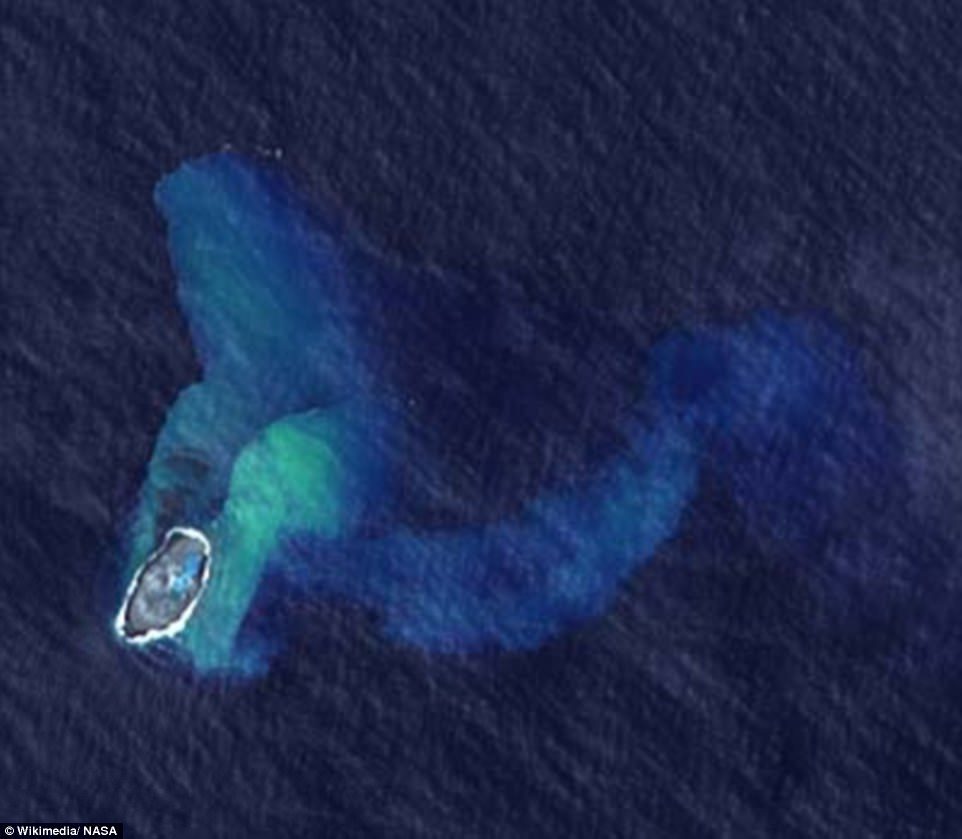 Click to enlarge Home Reef is an ephemeral island - one that forms, erodes, and re-forms and erodes again - built by an underwater volcano. The island was first seen by the crew of a yacht, who recorded its emergence in their blog