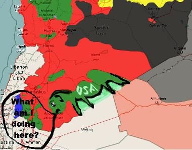 expressive Syrian battle map
