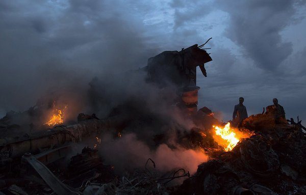 MH17 wreckage
