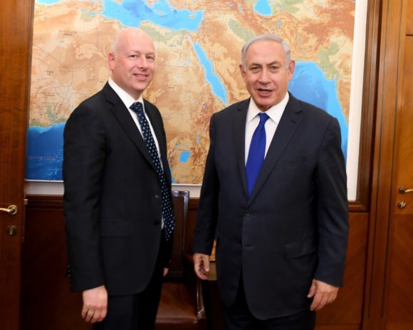 Jason Greenblatt with Benjamin Netanyahu