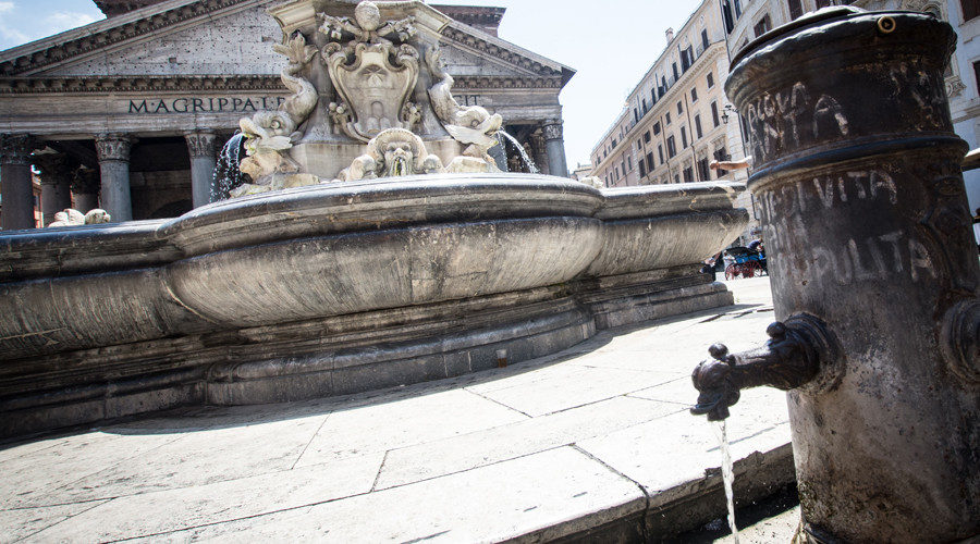 Rome water fountain