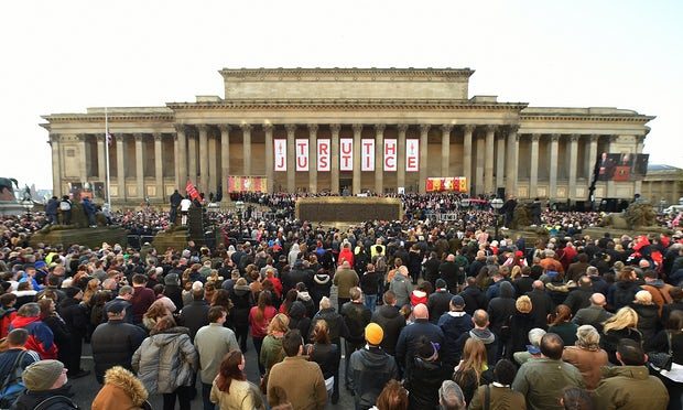 Click to enlarge Hillsborough inquest rally