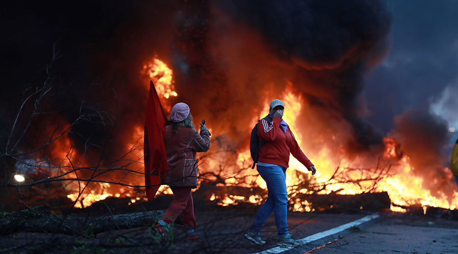 Click to enlarge Brazil revolt
