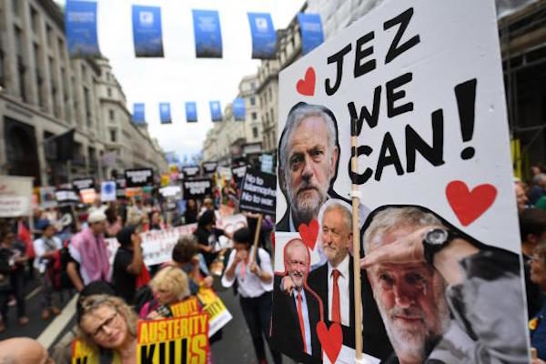 corbyn london rally