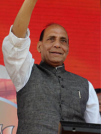 Click to enlarge Indian Home Minister Rajnath Singh