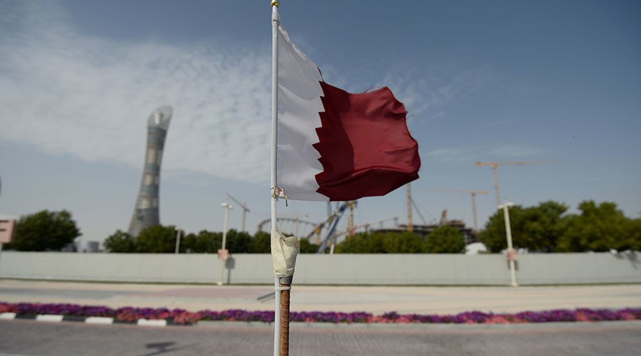 Qatar flag