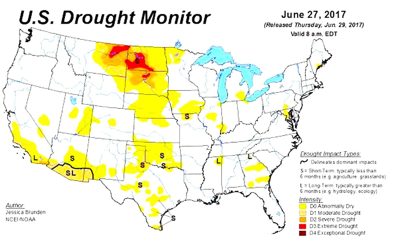 Map US Drought