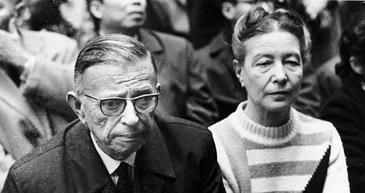 Jean-Paul Sartre and Simone de Beauvoir