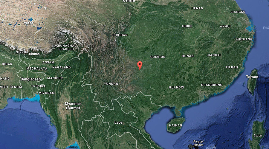 Click to enlarge Map of China