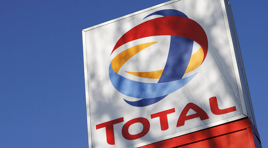 Sign for Total gas company
