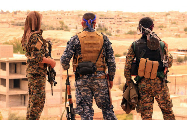 Syrian SDF troops