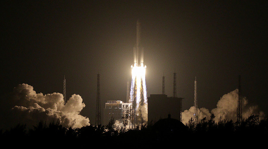 FILE PHOTO: Long March 5 carrier rocket launch
