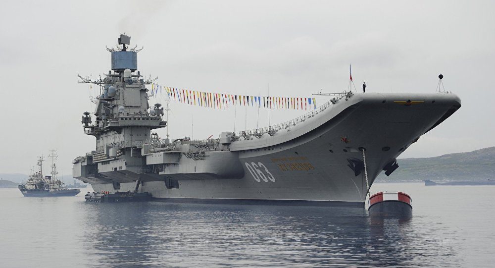 Russia’s Admiral Kuznetsov warship