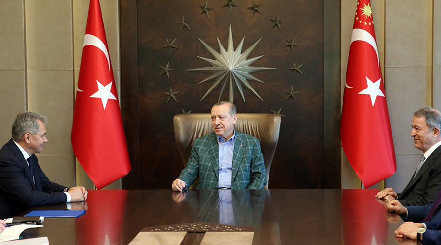 Meeting at Tarabya Presidential Residence in Istanbul