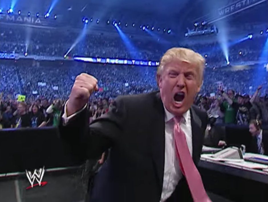 Trump WWF show