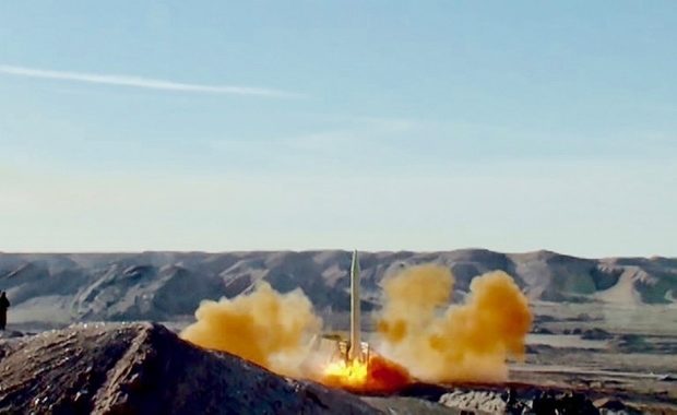 Iran ballistic missile launch