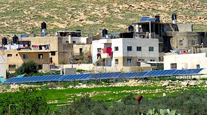 Palestinian solar panels