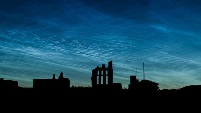 Click to enlarge Tynemouth noctilucent clouds