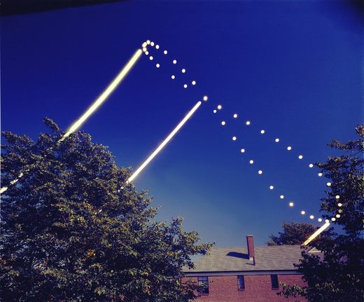 Click to enlarge Solar analemma