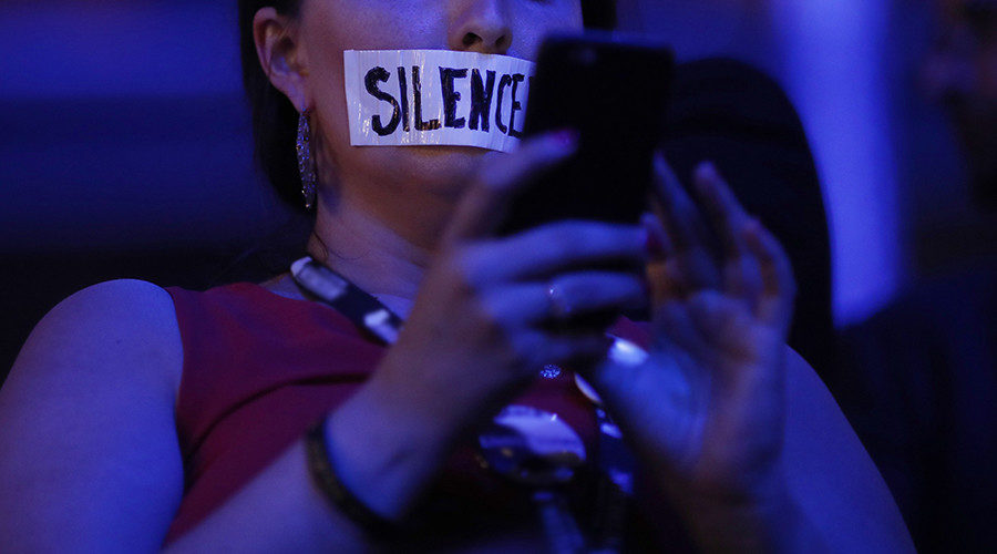 propaganda silence dictatorship dissent social media