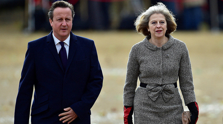 Theresa May David Cameron