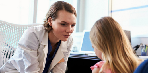 Click to enlarge doctor / patient