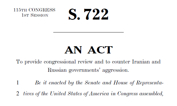 Click to enlarge Senate Bill S. 722