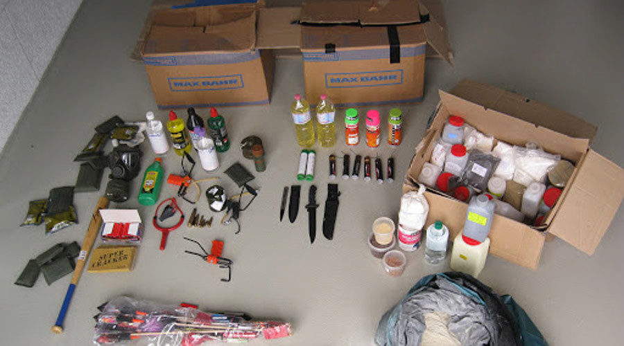 Hamburg Germany weapons arms arsenal chemicals terrorist
