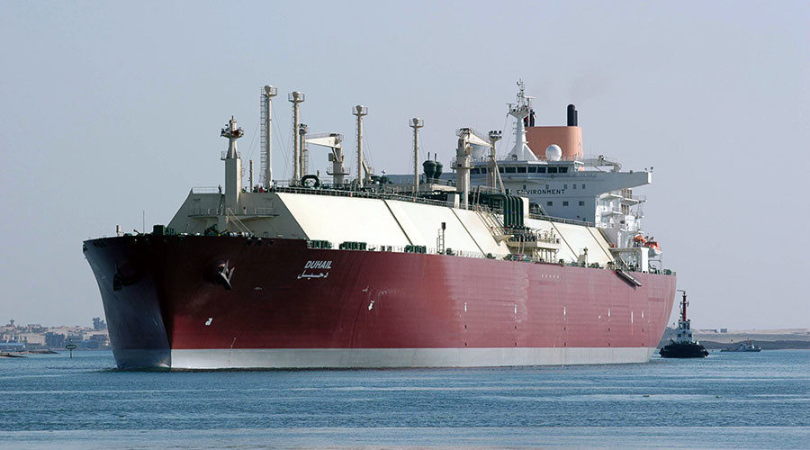 Qatari Liquefied Natural Gas oil tanker