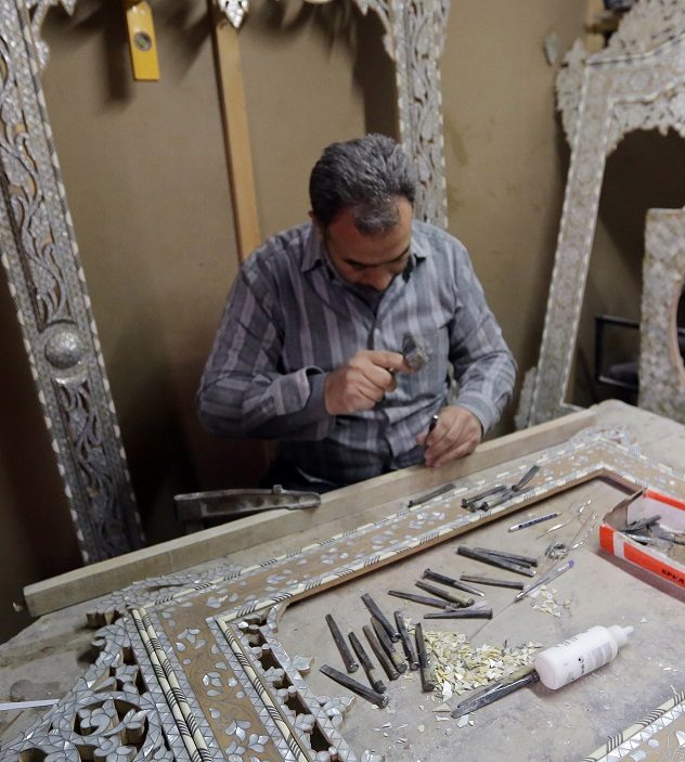 Click to enlarge Syrian artisan