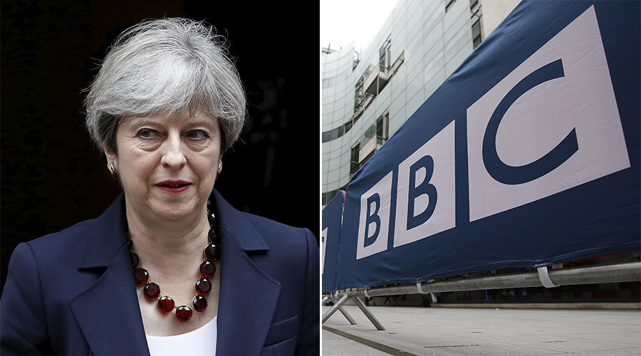 Click to enlarge Theresa May BBC