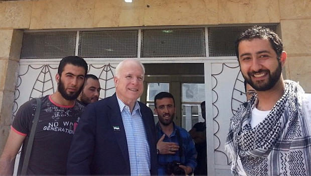 Click to enlarge McCain Jihadi rebels, Turkey Syria