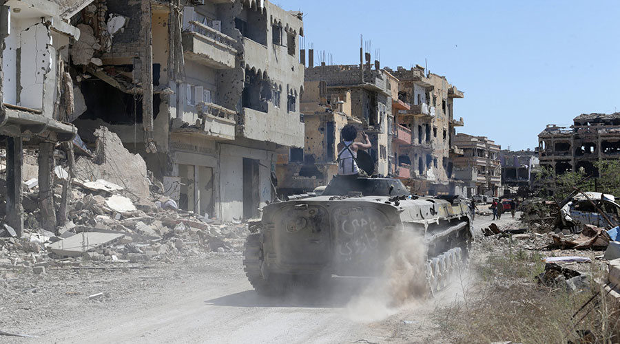 Libian army tank